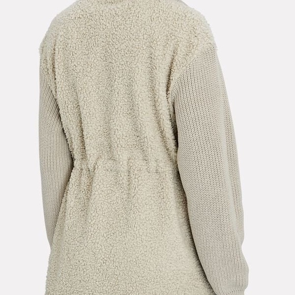 Varley Cream Teddy Jacket - Picture 5 of 9